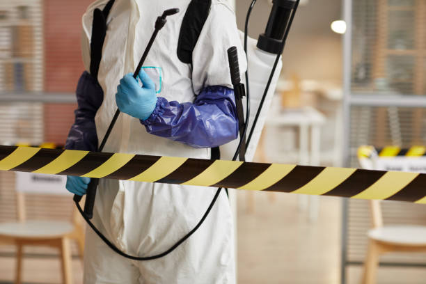 Professional Biohazard technician working in Roggen, CO